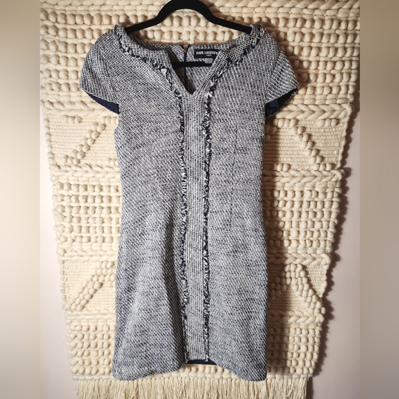 Karl Lagerfeld Tweed Dress - Picture 2 of 9